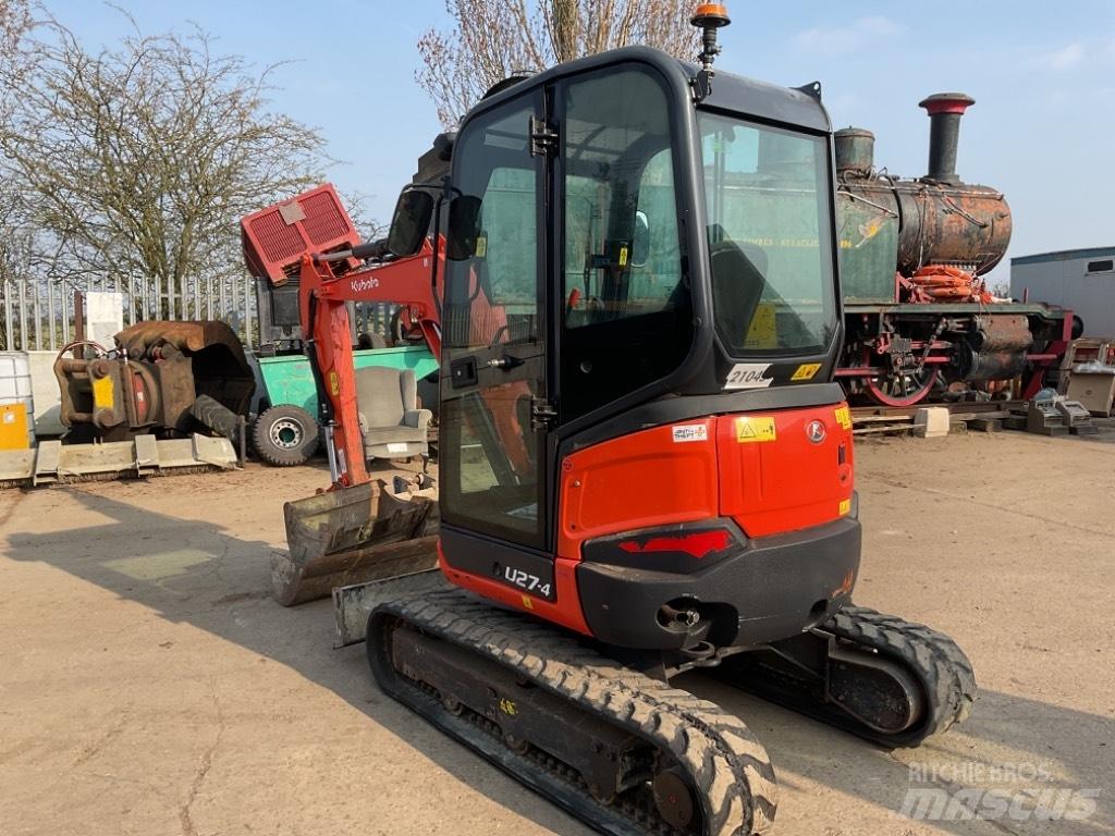 Kubota U27-4 小型挖土機/掘鑿機<7t(小型挖掘機)