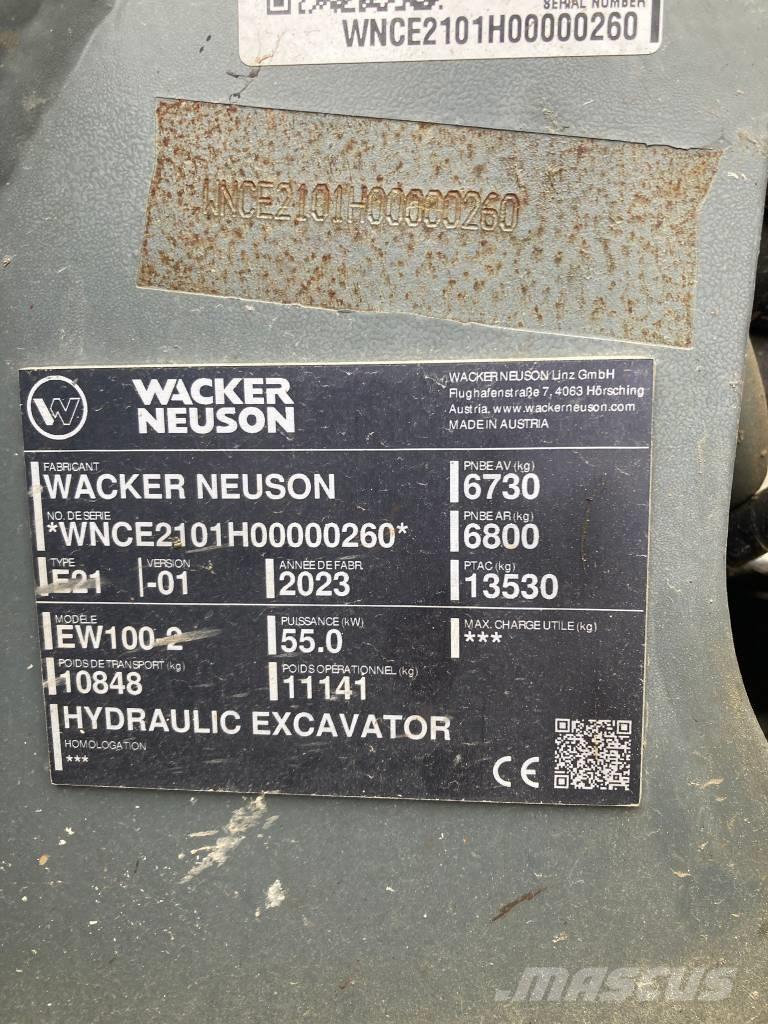 Wacker Neuson EW 100 旋轉式挖土機/掘鑿機/挖掘機