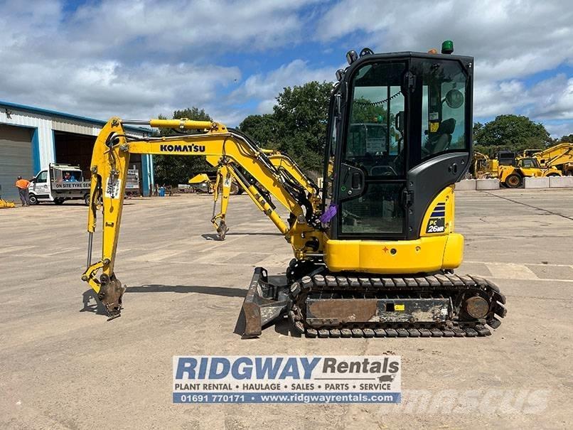 Komatsu PC 26 MR 小型挖土機/掘鑿機<7t(小型挖掘機)