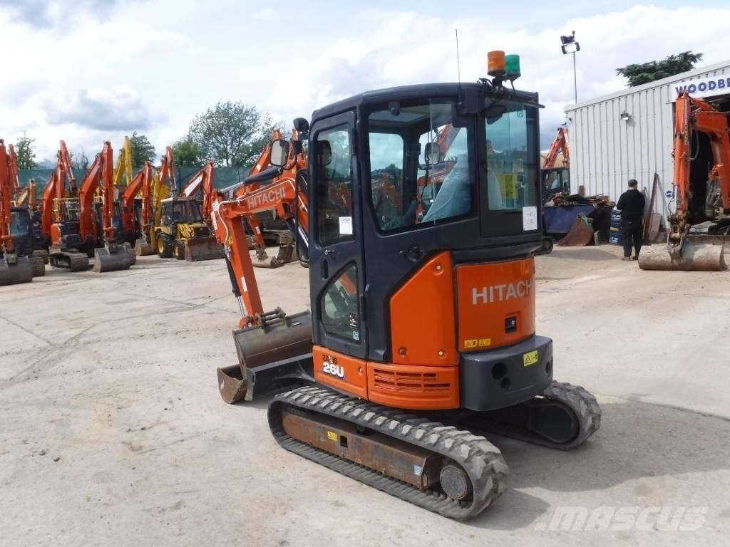 Hitachi ZX 26 U-6 小型挖土機/掘鑿機<7t(小型挖掘機)