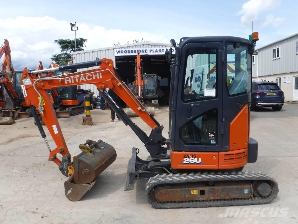 Hitachi ZX 26 U-6 小型挖土機/掘鑿機<7t(小型挖掘機)