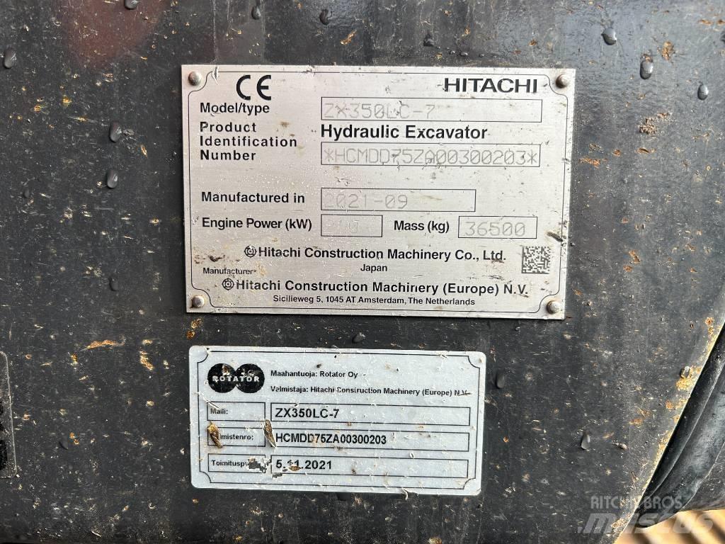 Hitachi ZX350LC-7 履帶式 挖土機/掘鑿機/挖掘機