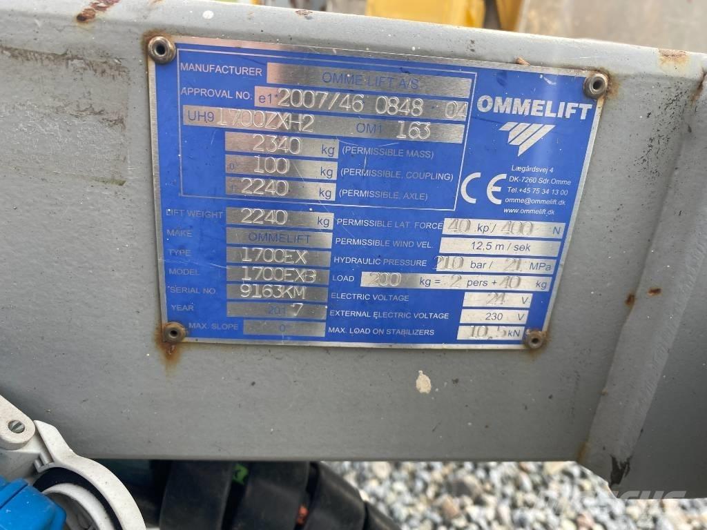 Omme 1700 EBX 拖車裝載高空作業平台