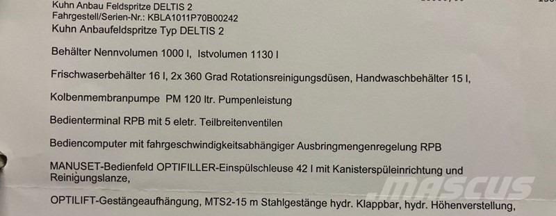 Kuhn Deltis 2 其他農業機械