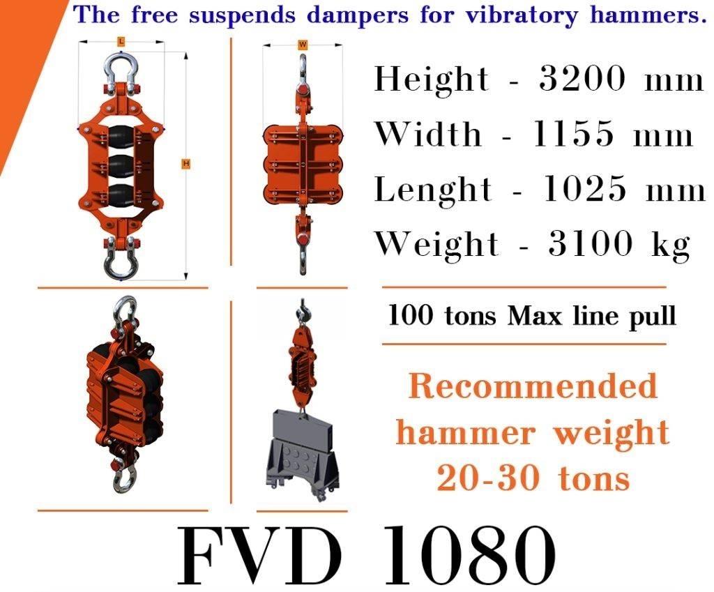  Finaros FVD 1080 液壓打樁錘