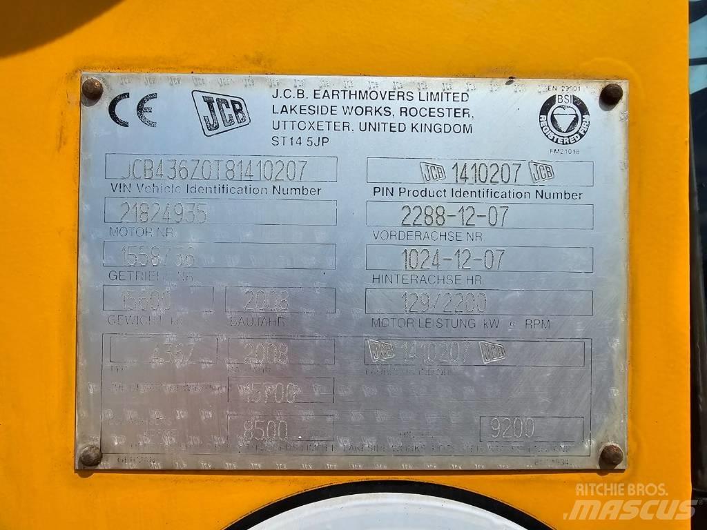 JCB 436 ZX 輪胎式裝載機