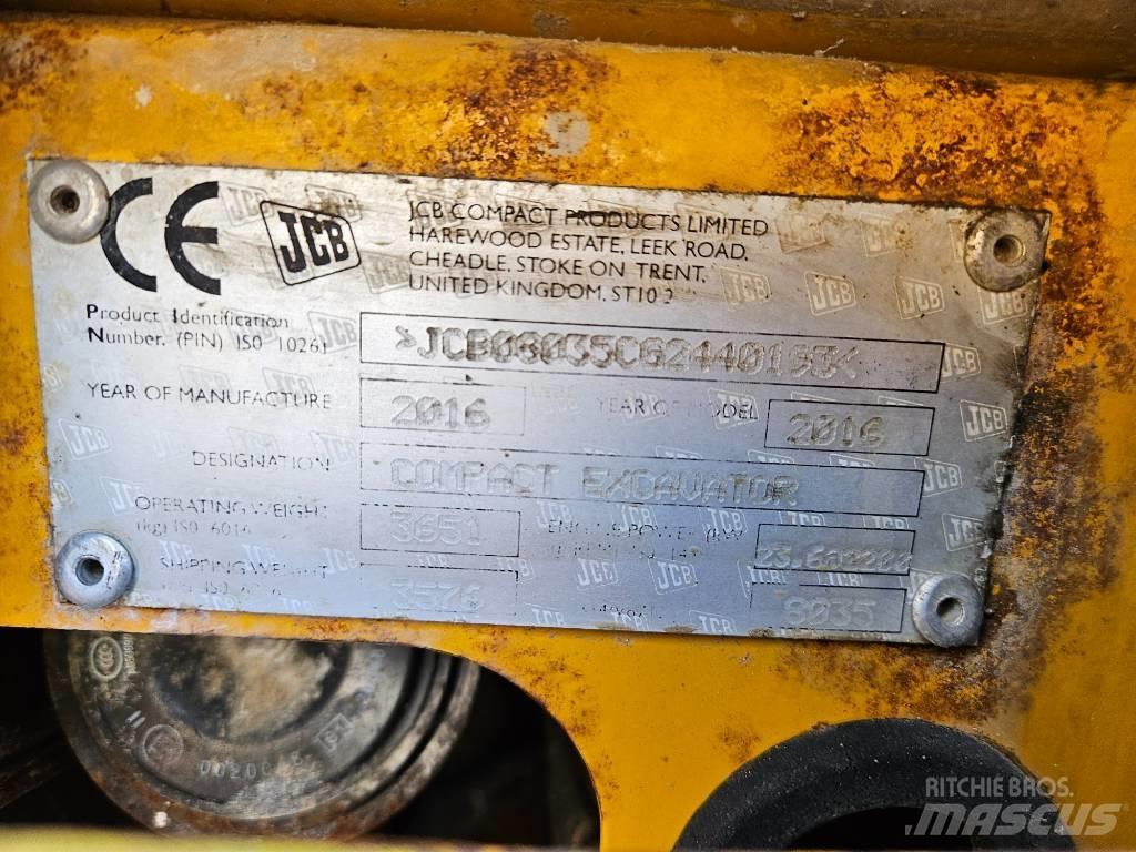 JCB 8035 小型挖土機/掘鑿機<7t(小型挖掘機)