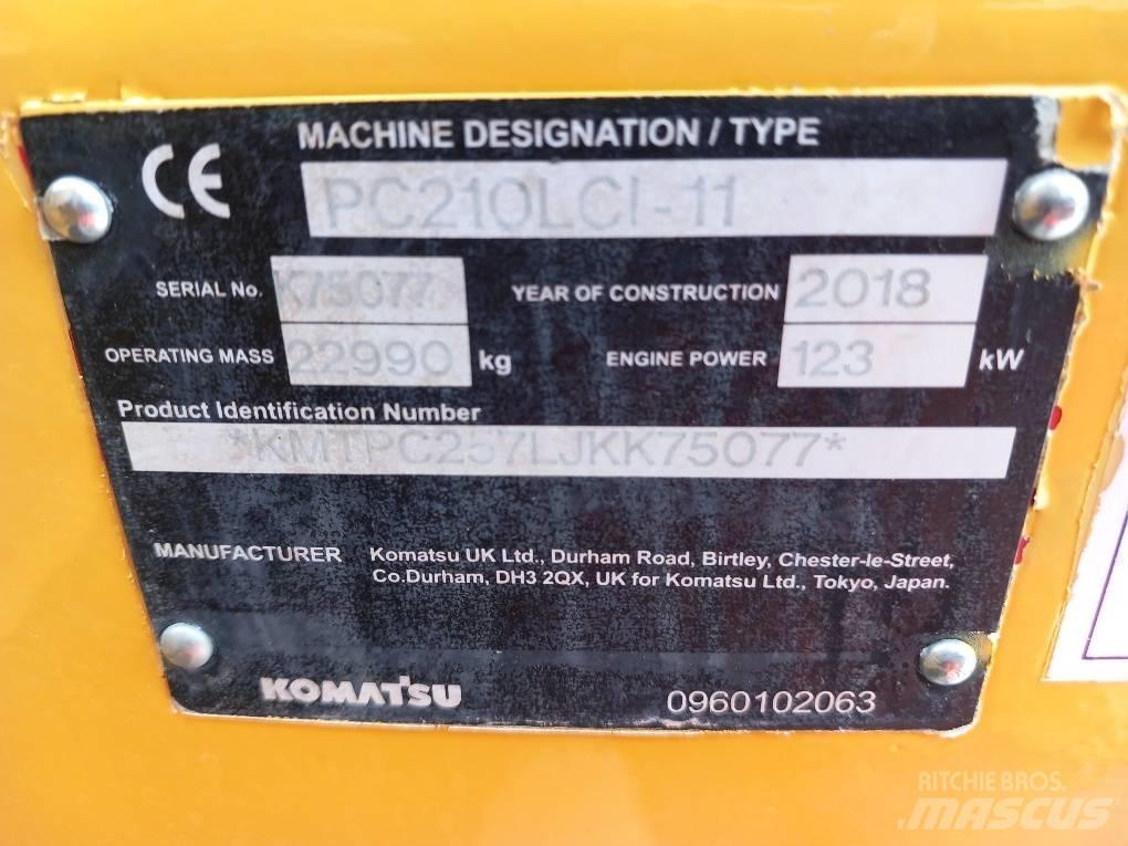 Komatsu PC210LCI-11 履帶式 挖土機/掘鑿機/挖掘機