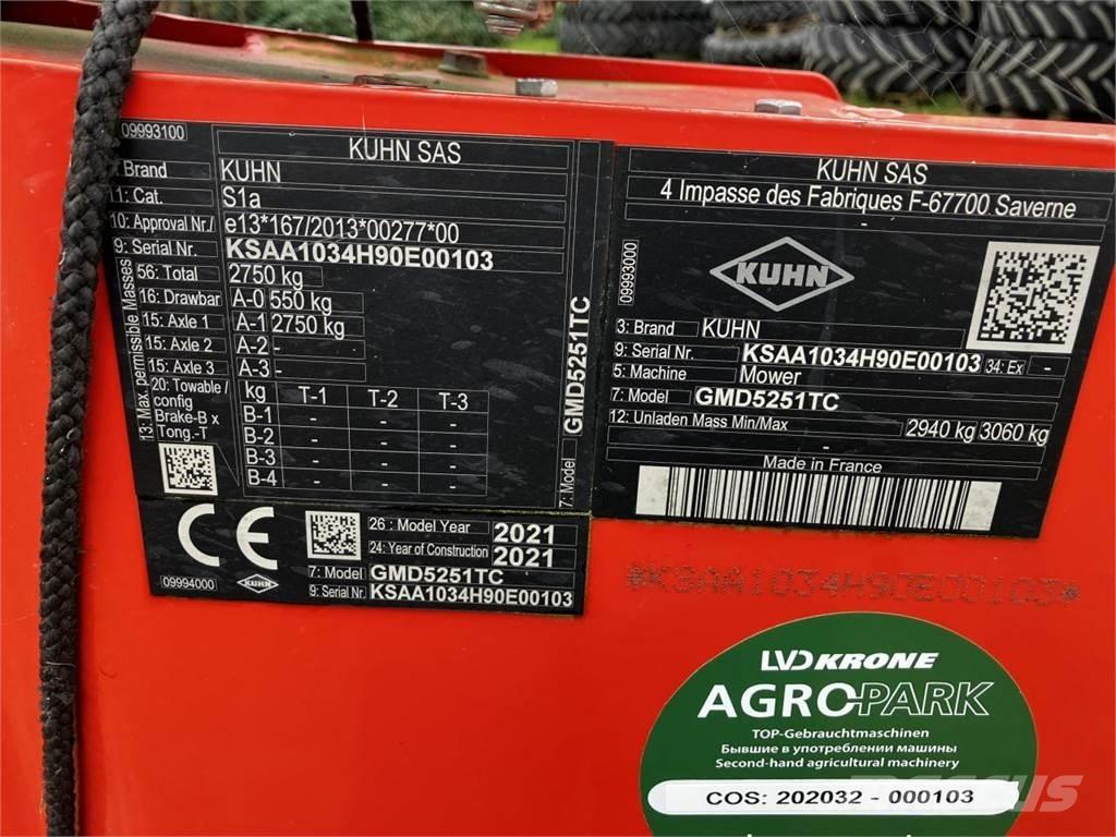 Kuhn GMD5251TC 割草劑