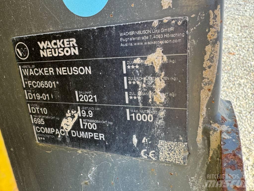 Wacker Neuson DT10 履帶式傾卸車/翻斗車
