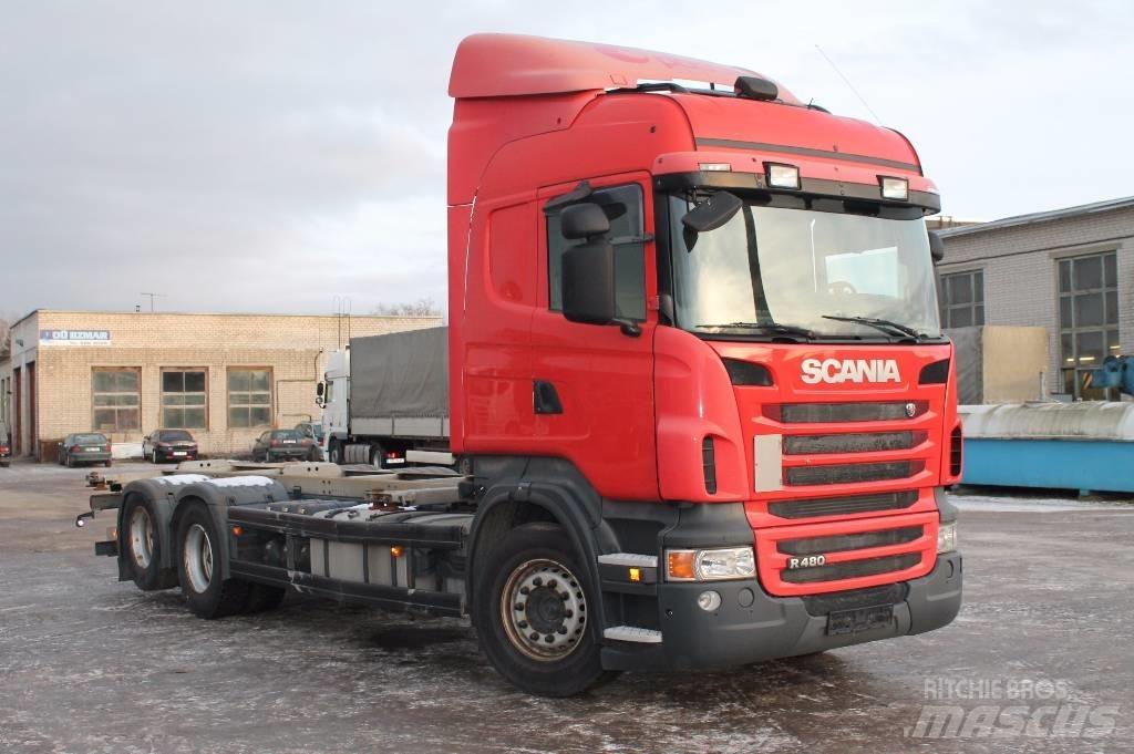 Scania R480 LB6X2HNB 貨櫃框架卡車