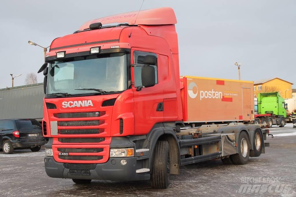 Scania R480 LB6X2HNB 貨櫃框架卡車