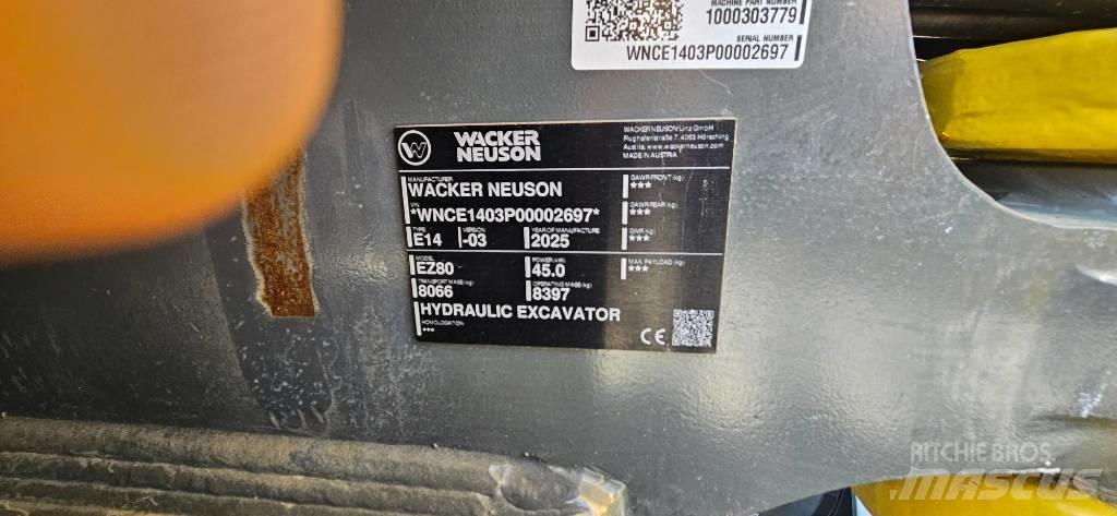 Wacker Neuson EZ 80 中型挖土機/掘鑿機/挖掘機 7t-12t