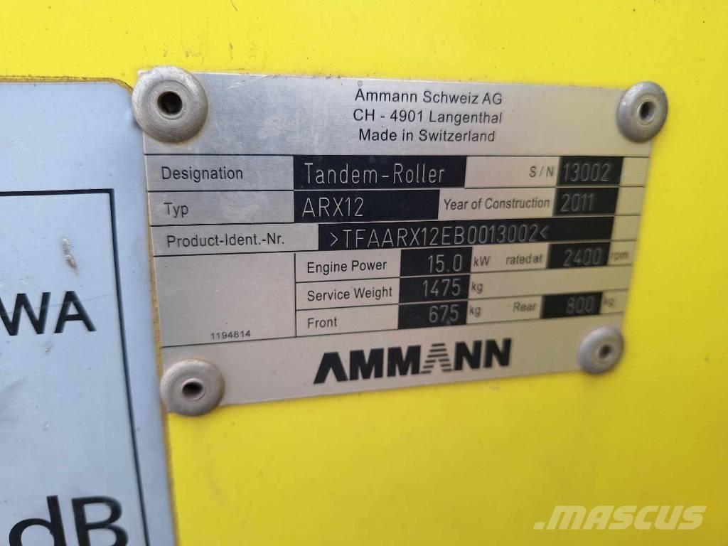 Ammann ARX 12 雙輪滾壓機