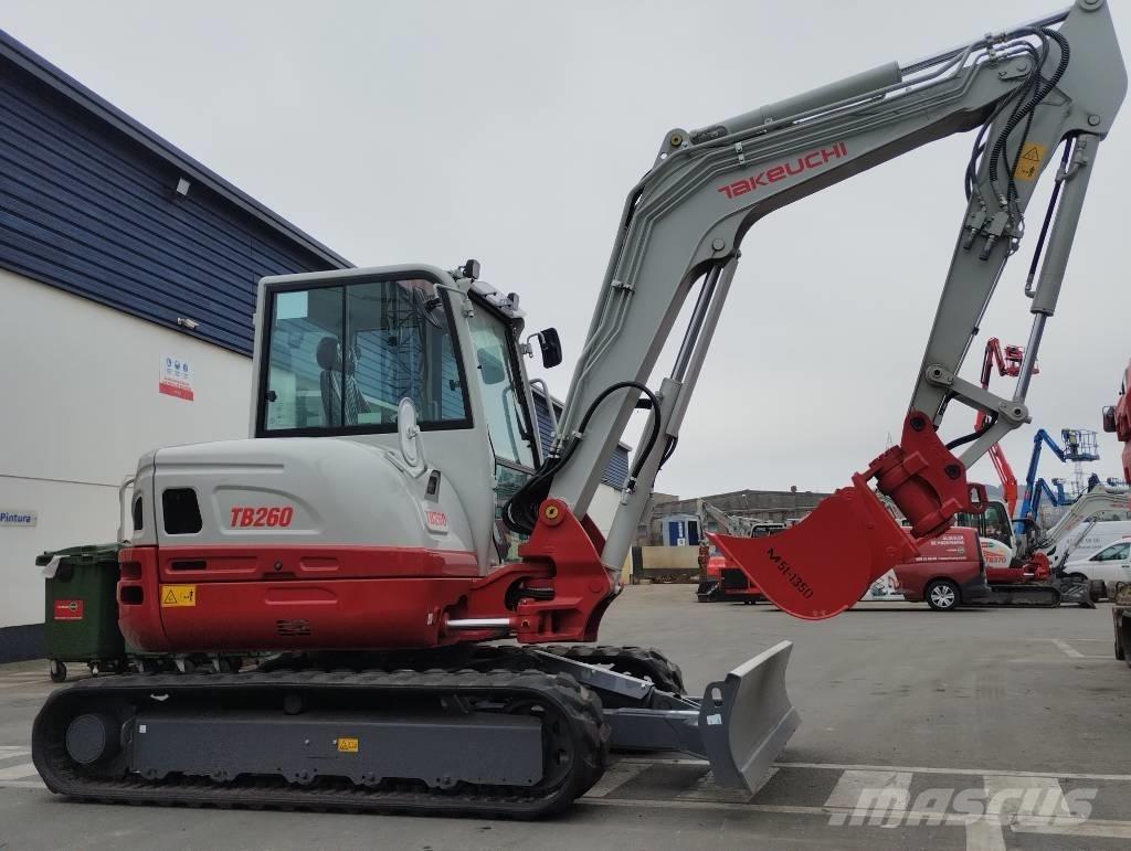 Takeuchi TB 260 小型挖土機/掘鑿機<7t(小型挖掘機)