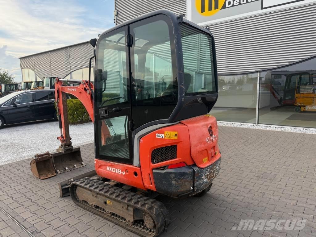 Kubota KX 018-4 小型挖土機/掘鑿機<7t(小型挖掘機)