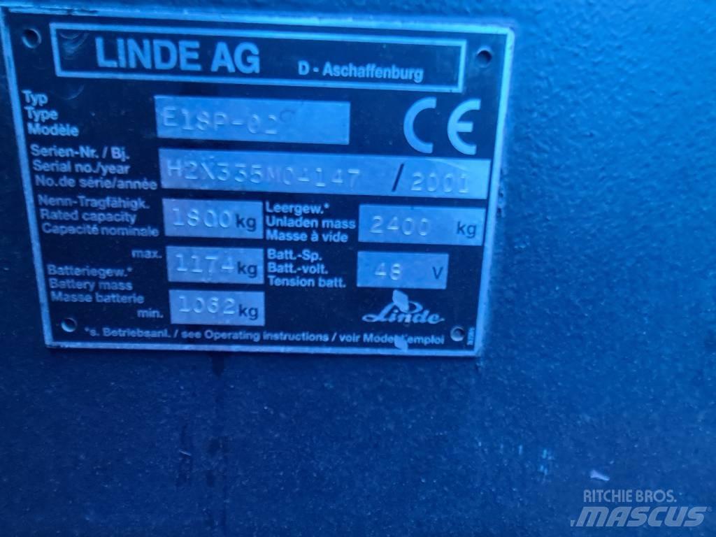Linde E16P 電動堆高機