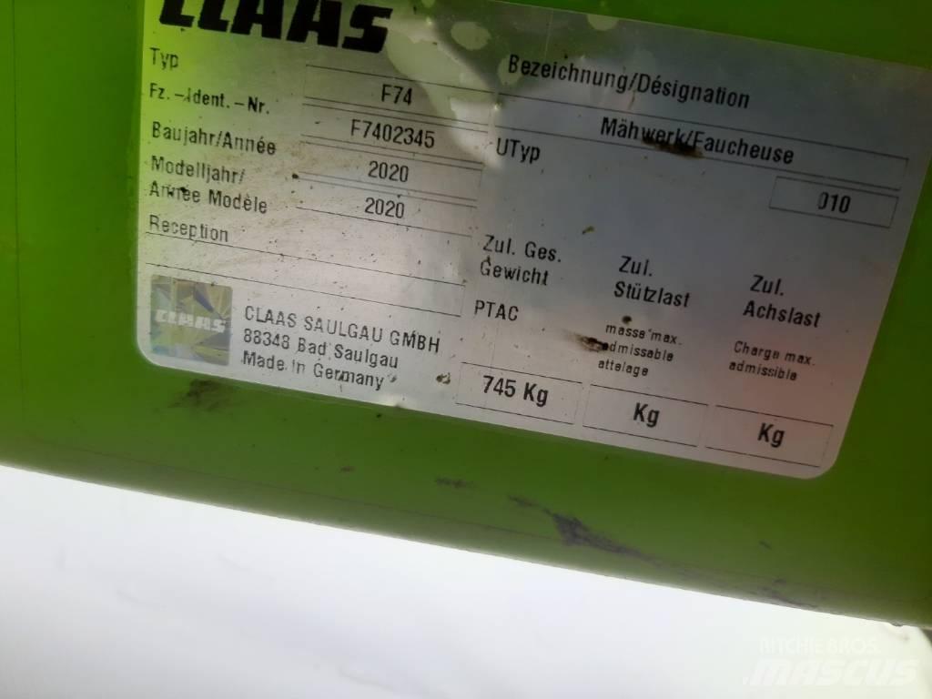 CLAAS disco 3150 f 割草調節裝置