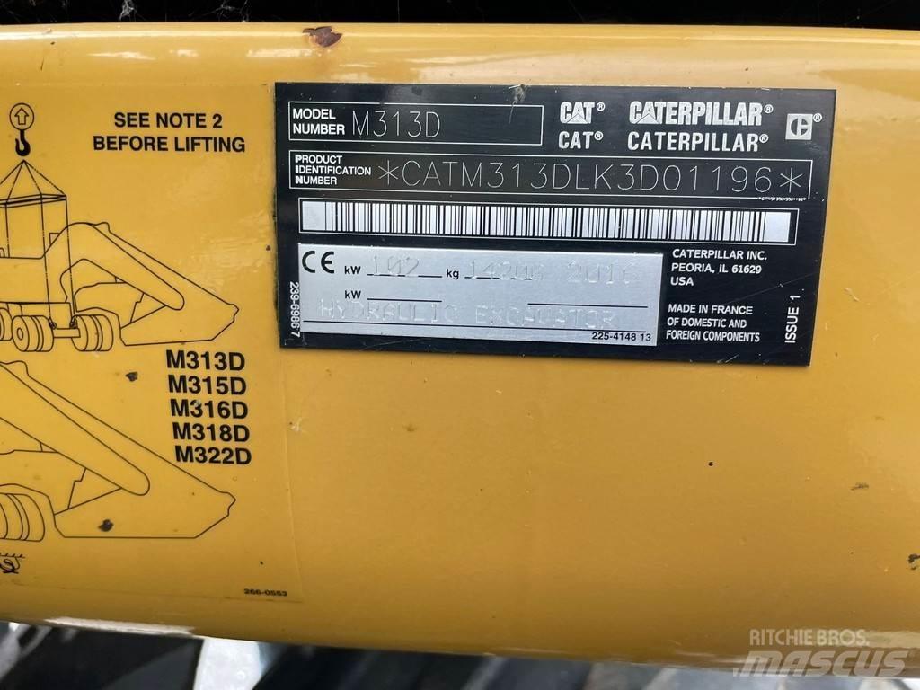 CAT M313D - CE 旋轉式挖土機/掘鑿機/挖掘機