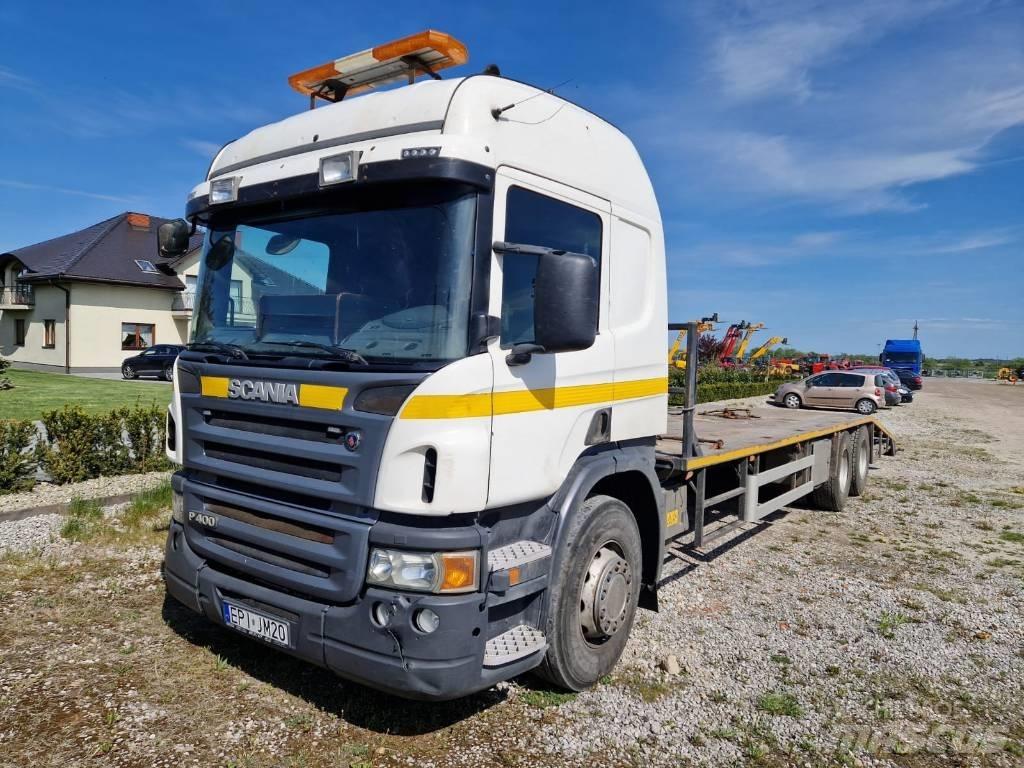 Scania P 400 平板式/側卸式卡車