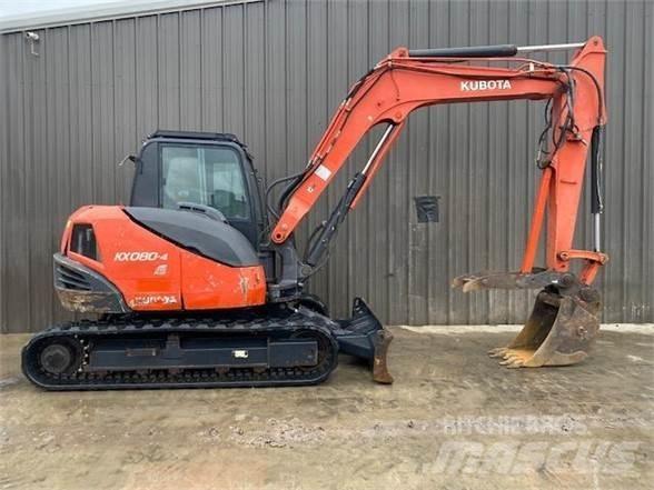 Kubota KX080-4 履帶式 挖土機/掘鑿機/挖掘機
