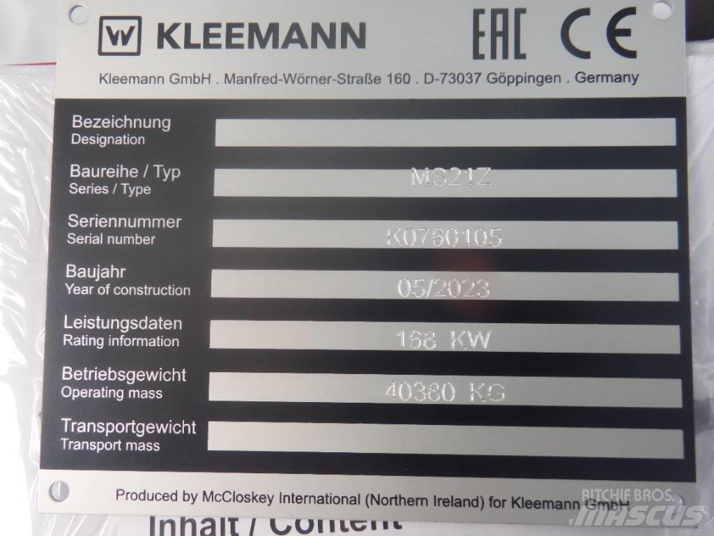 Kleemann MS 21 Z 篩分機