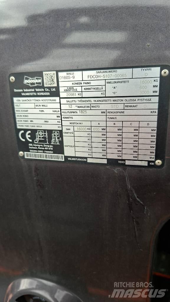 Doosan D160S-9 柴油卡車
