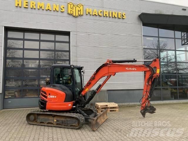 Kubota U 55-4 小型挖土機/掘鑿機<7t(小型挖掘機)