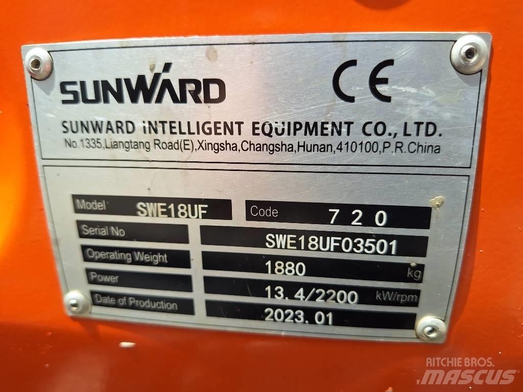 Sunward SWE 18 UF 小型挖土機/掘鑿機<7t(小型挖掘機)