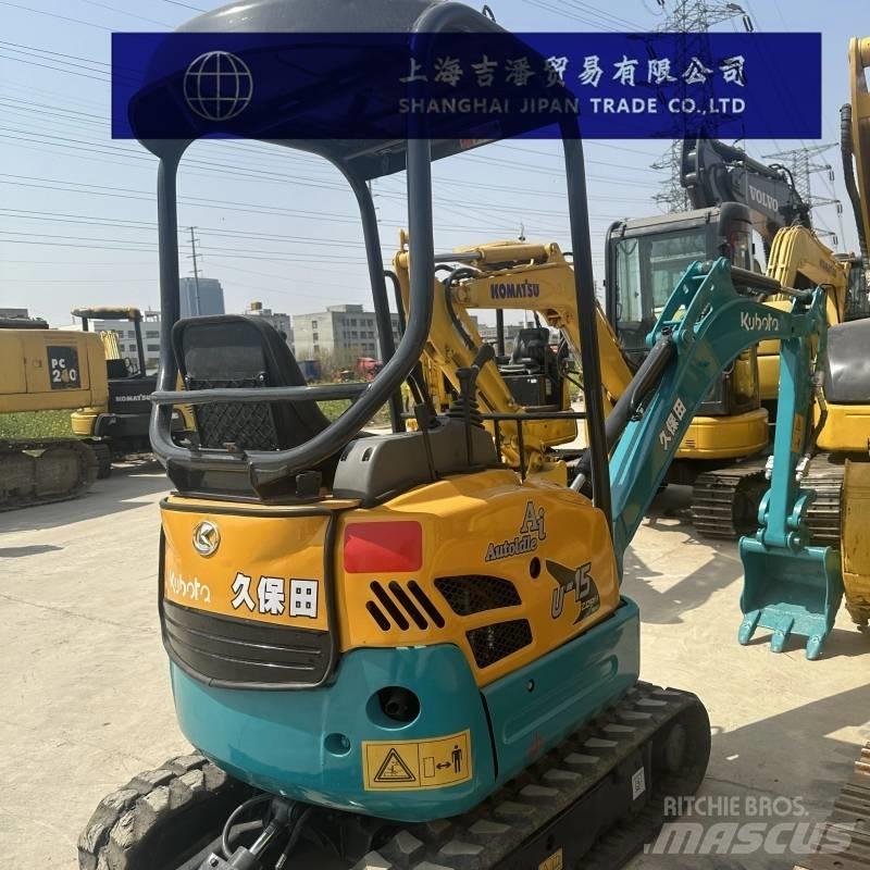 Kubota U 15 小型挖土機/掘鑿機<7t(小型挖掘機)