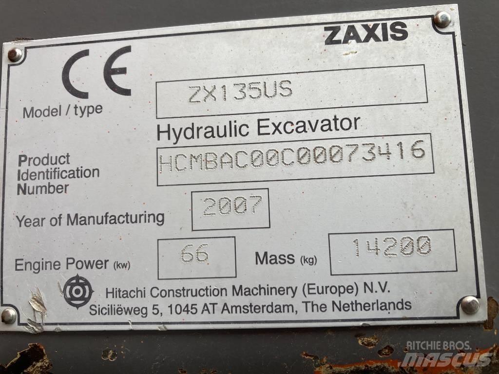 Hitachi ZX 135 履帶式 挖土機/掘鑿機/挖掘機