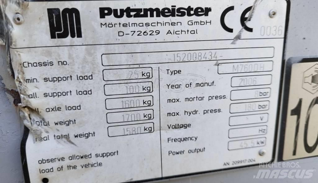 Putzmeister 760 過濾泵浦