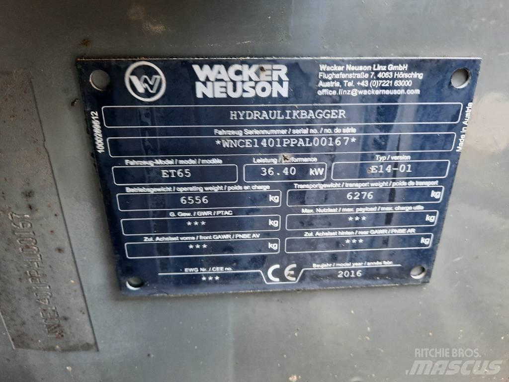 Wacker Neuson ET 65 小型挖土機/掘鑿機<7t(小型挖掘機)