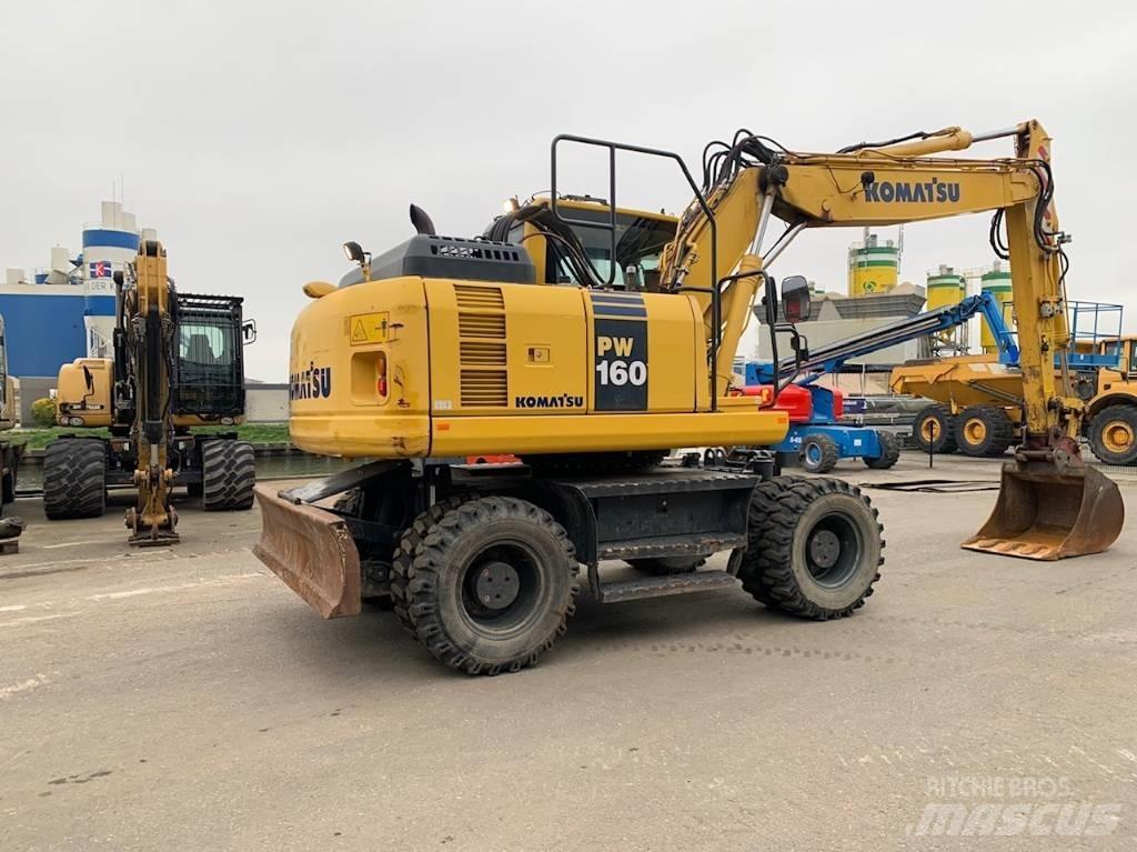 Komatsu PW160-8 旋轉式挖土機/掘鑿機/挖掘機