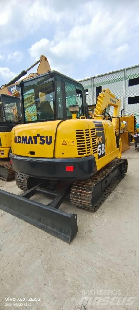 Komatsu PC 58 小型挖土機/掘鑿機<7t(小型挖掘機)