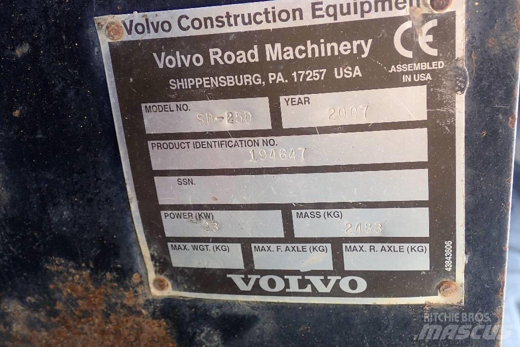 Volvo SD 25 D 單輪滾壓機