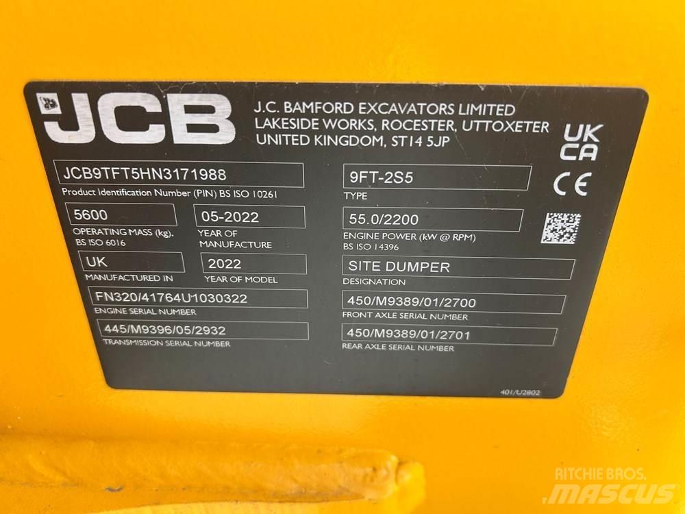JCB 9TFT-2 側卸礦車