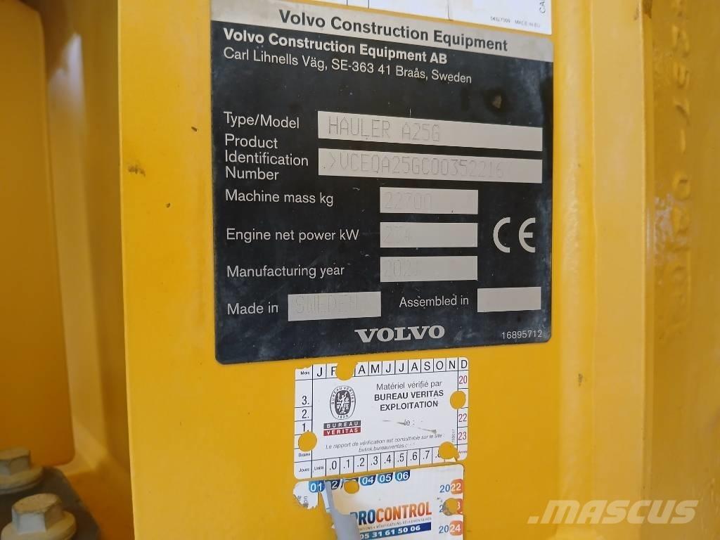 Volvo A 25 G 鉸接式起吊車
