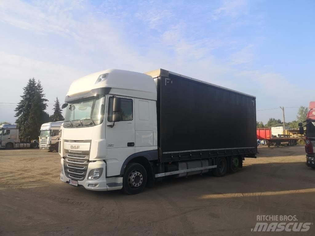 DAF XF 480 6x2 Jumbo 篷布卡車