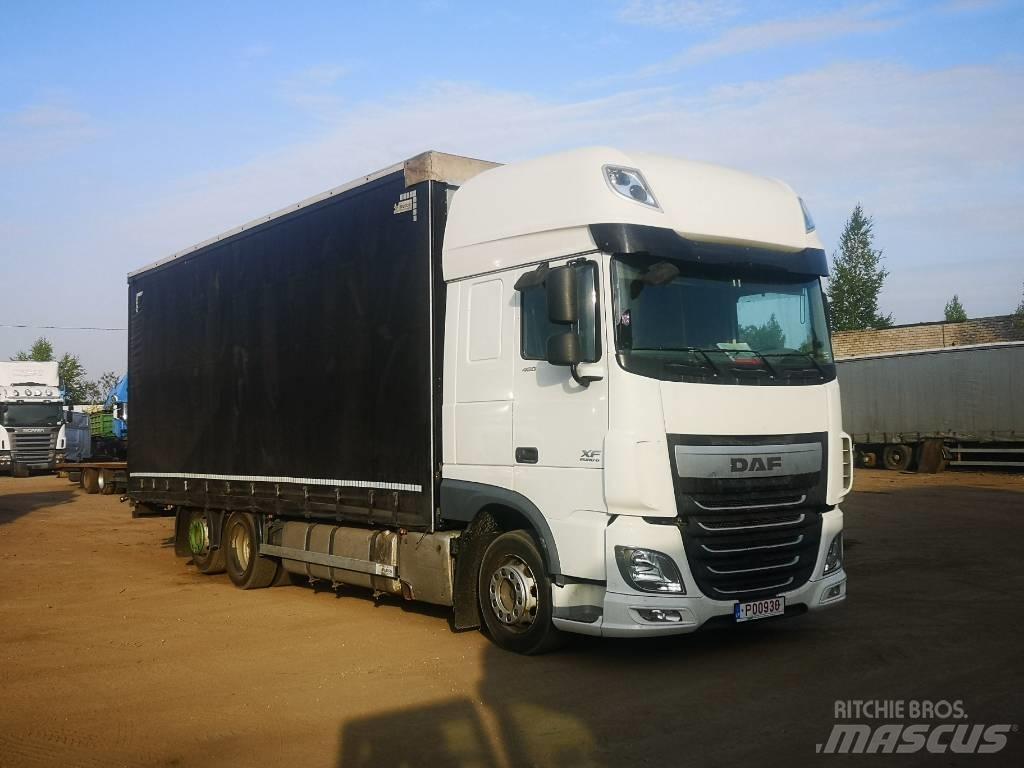 DAF XF 480 6x2 Jumbo 篷布卡車