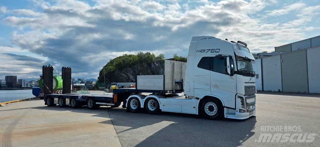 Volvo FH 16 750 平板式/側卸式卡車
