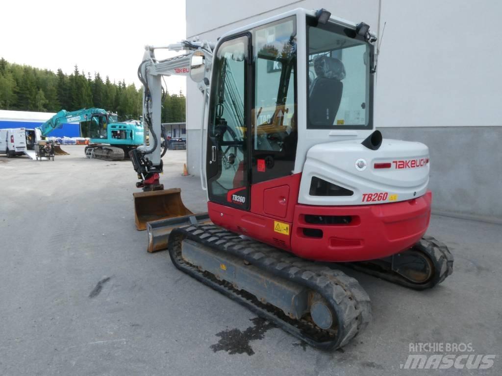 Takeuchi TB260 小型挖土機/掘鑿機<7t(小型挖掘機)