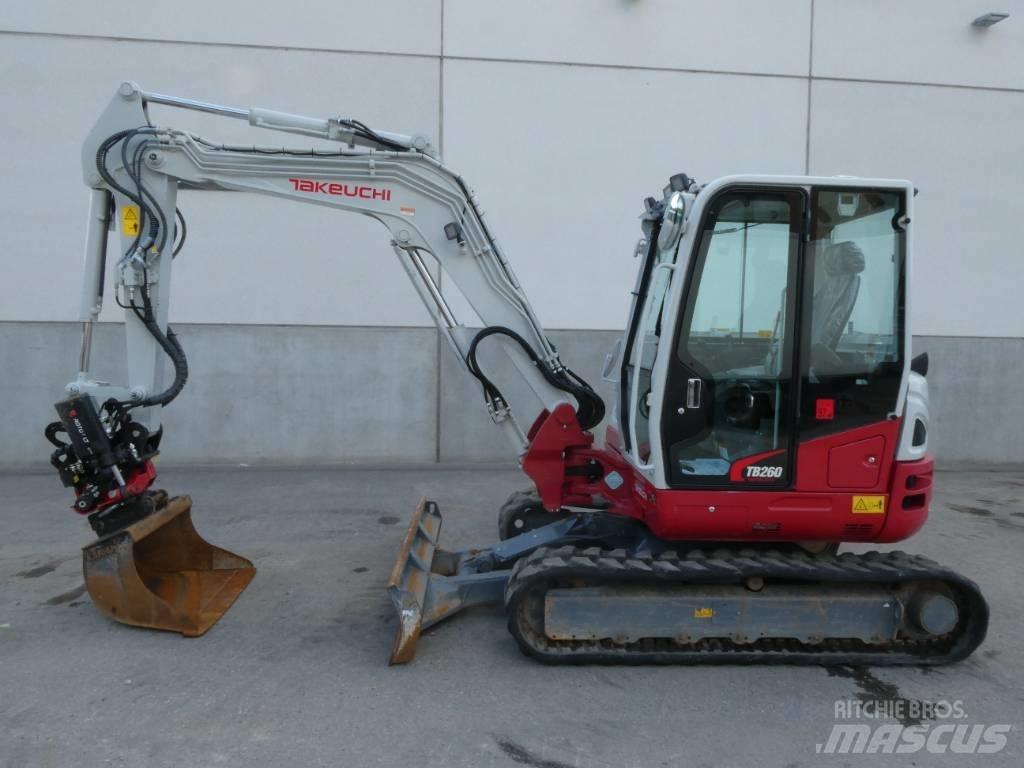 Takeuchi TB260 小型挖土機/掘鑿機<7t(小型挖掘機)