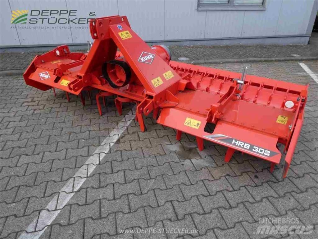 Kuhn HRB 302 D 動力耙和旋轉式耕耘機
