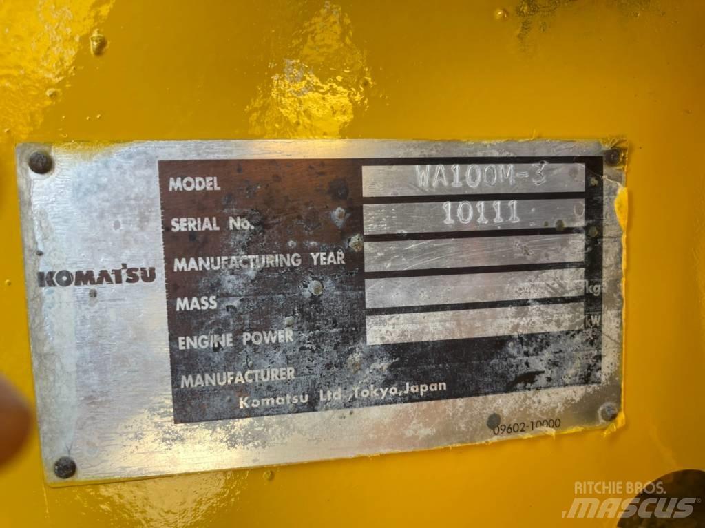 Komatsu WA100M-3 輪胎式裝載機