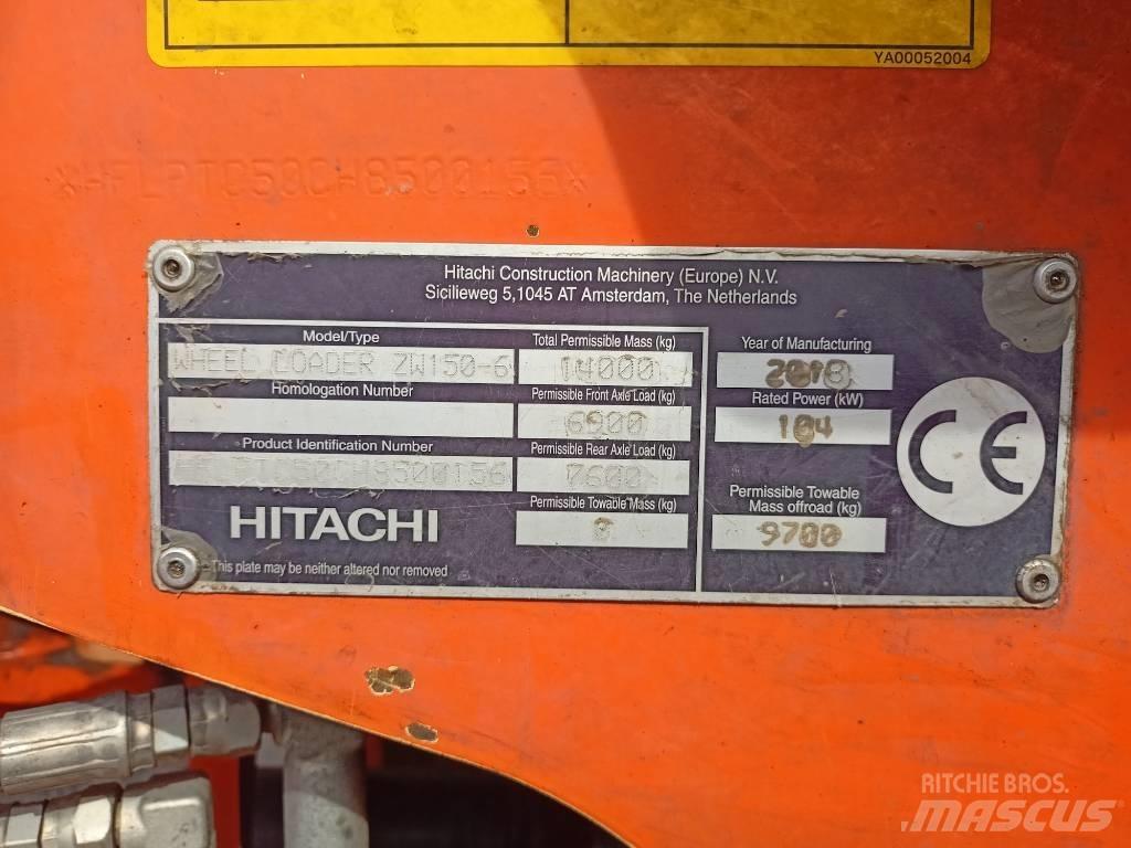Hitachi ZW150 輪胎式裝載機
