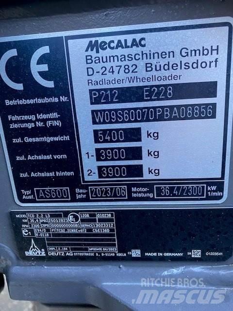 Mecalac AS600 輪胎式裝載機