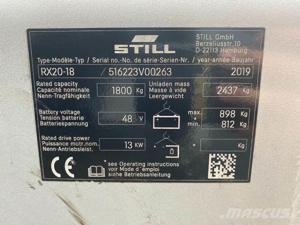Still RX20-18 電動堆高機