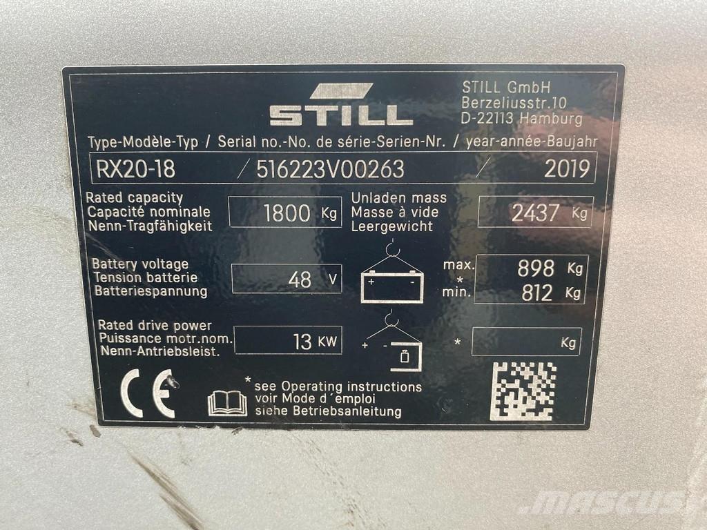 Still RX20-18 電動堆高機