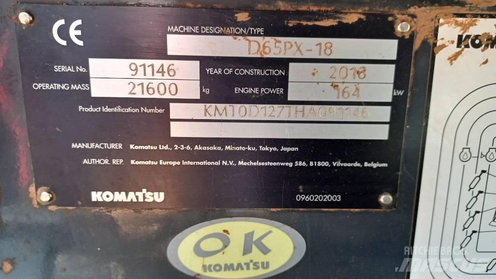 Komatsu D65PX-18 履帶推土機